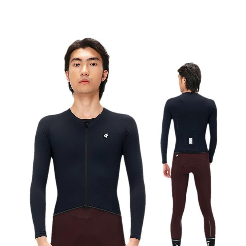 Mens Fleece Long Sleeve Cycling Thermal Top Winter Warm Base Layer S M L XL XXL XXXL