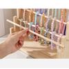 Solid Wood Bracelet Display Stand 4/6 Layer Jewelry Organizer Durable Bracelet Holder