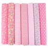 7PCS 25 X 25cm/50 X 50cm Squares Cotton Craft Fabric Cloths for DIY Bundle Patchwork Quilting Sewing Scrapbooking Artcraft