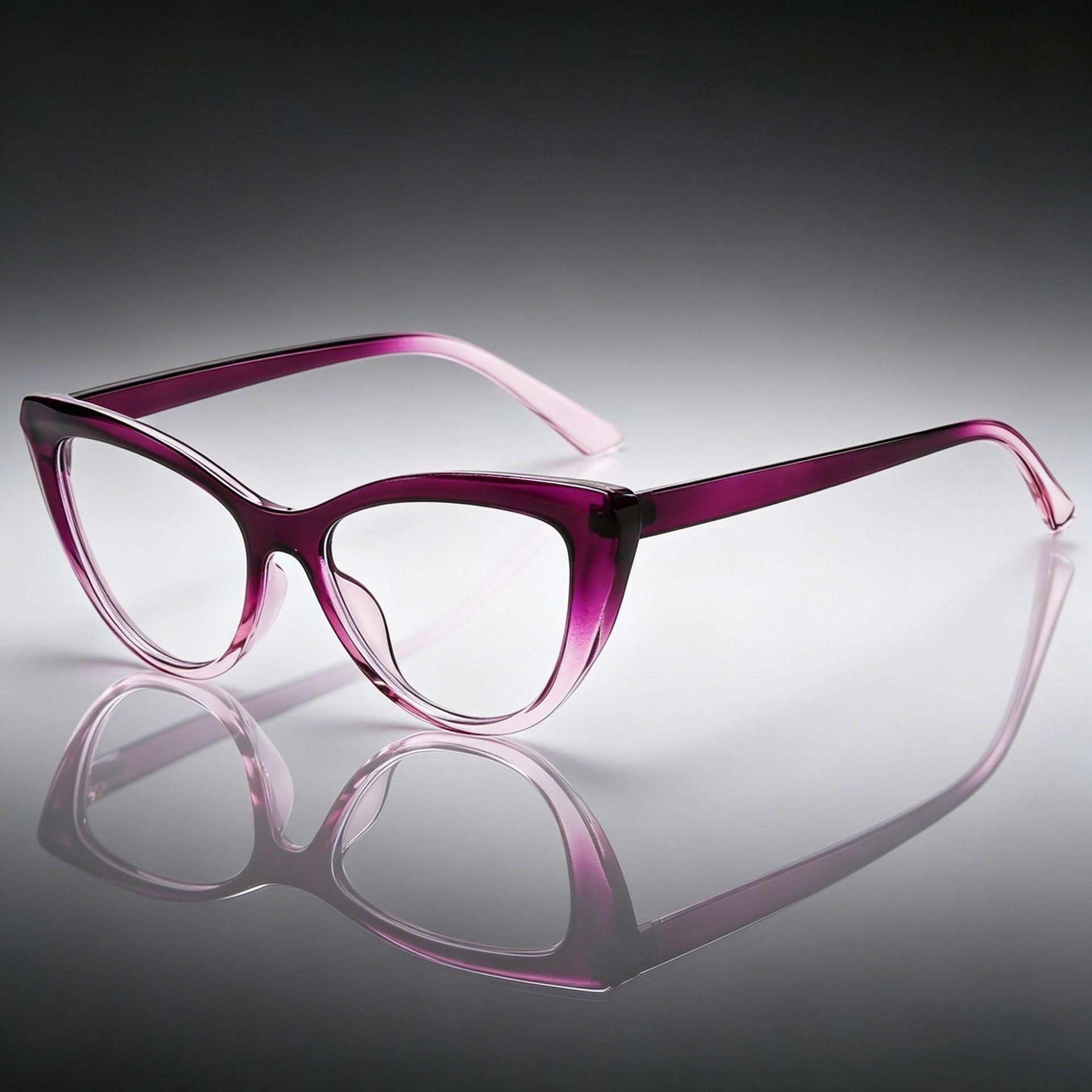 New Retro Cat Eye Blue Light Blocking Women s Fashion Eyeglasses - Model 89273