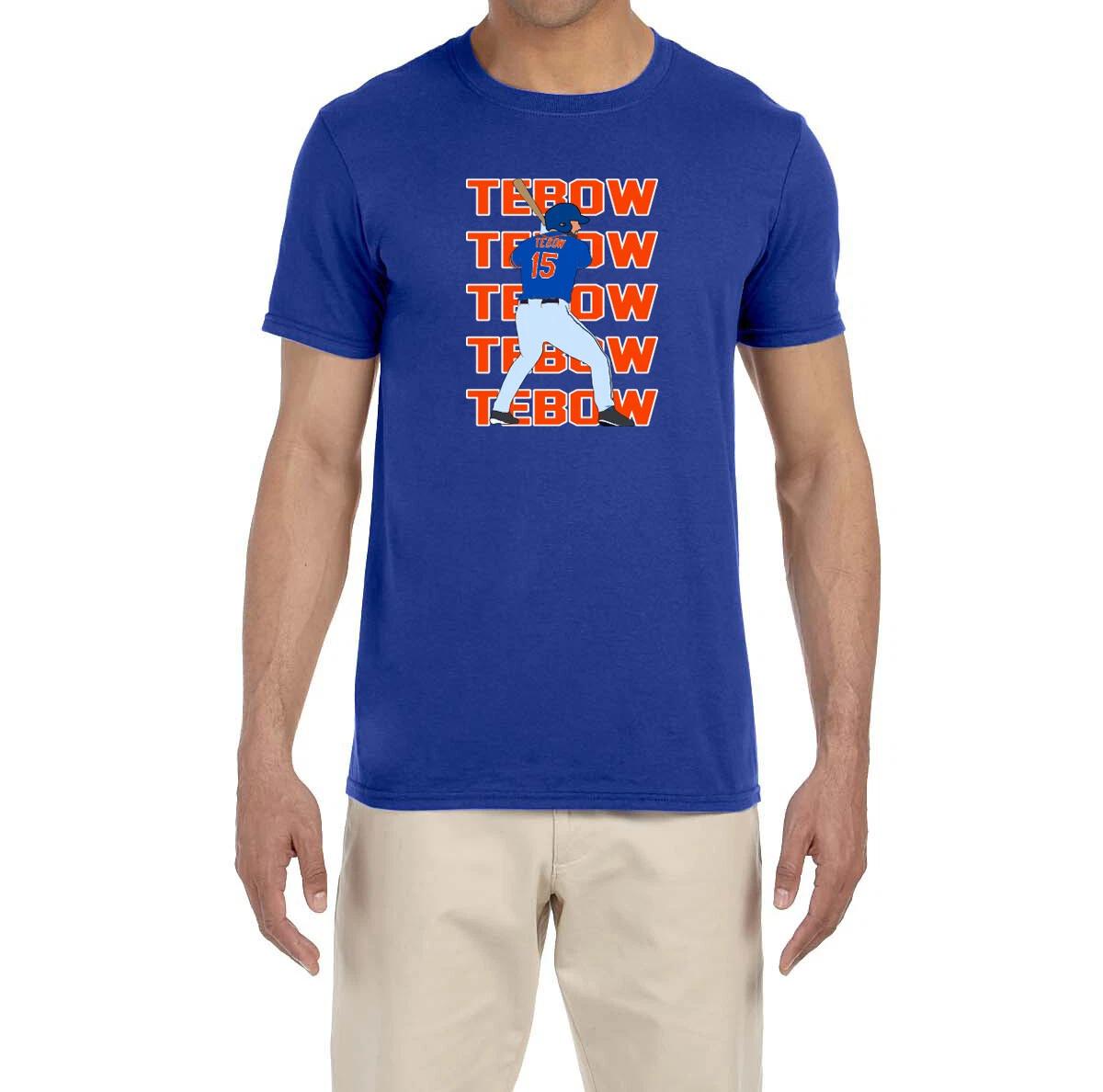 New York Mets Tim Tebow Text Pic T-Shirt XXL
