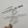 3D ABS Chrom Schwarz Logo Vogue SE Emblem Buchstaben Kofferraum Abzeichen Aufkleber Für Vogue SE Aufkleber Zubehör
