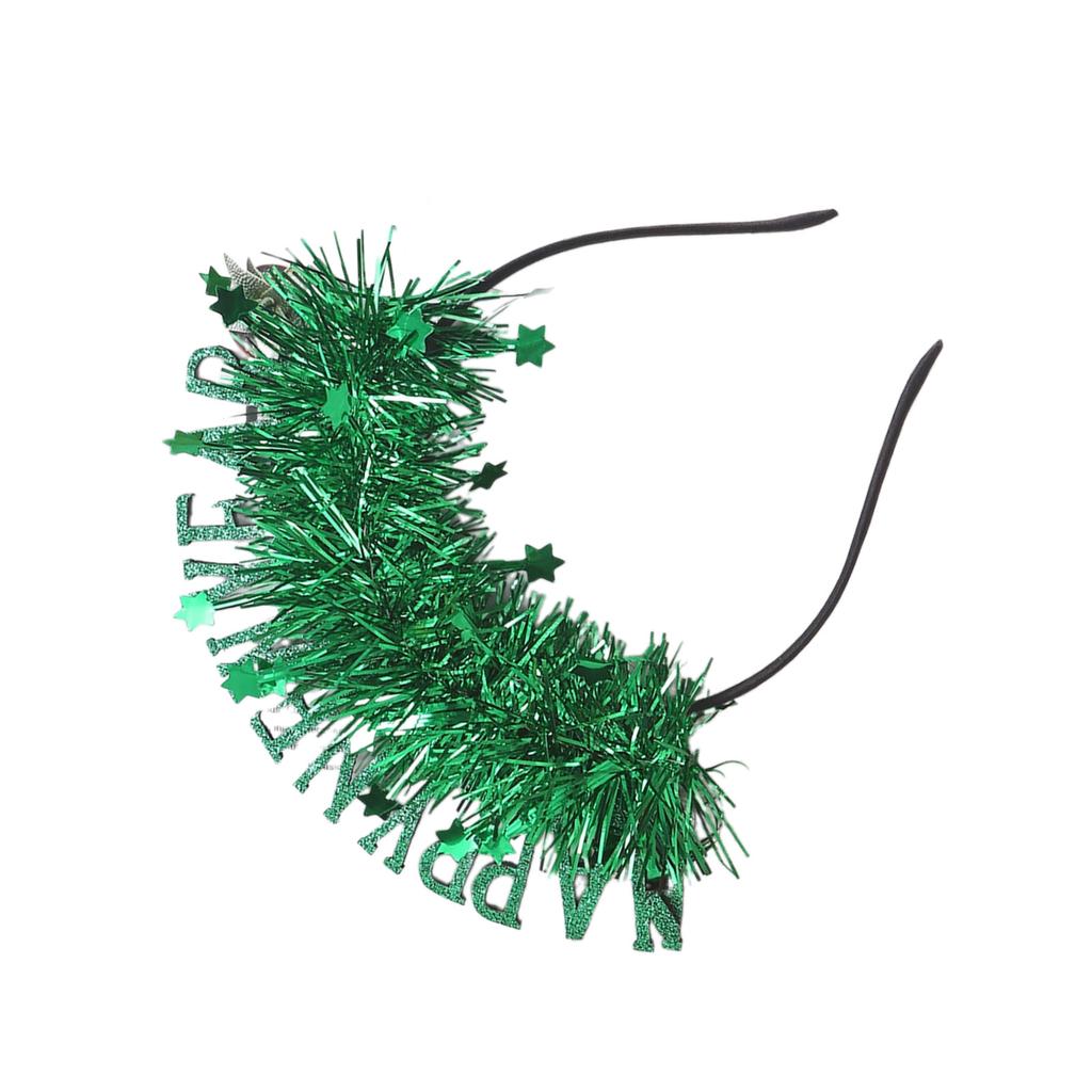 New Year Party Cool Costume Headband Christmas Headwear Photo Props Tinsel Karaoke Party Headwear Cosplay Accessories