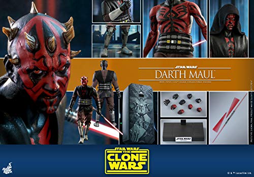 Hot Toys TV Masterpiece Star Wars: The Clone Wars Darth Maul 1/6 Scale Figure Red