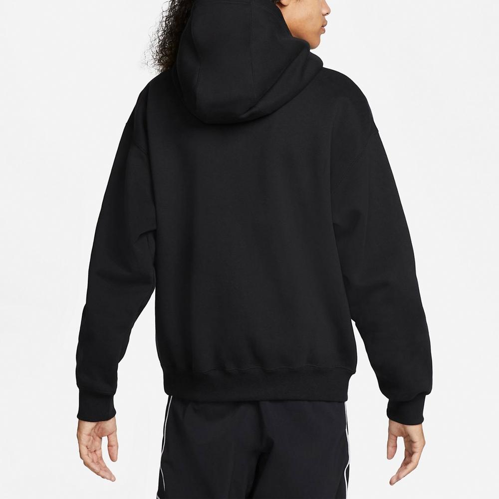 Nike Alphabet Logo Print Hooded Sweatshirt Unisex Tops Black DV9047-010
