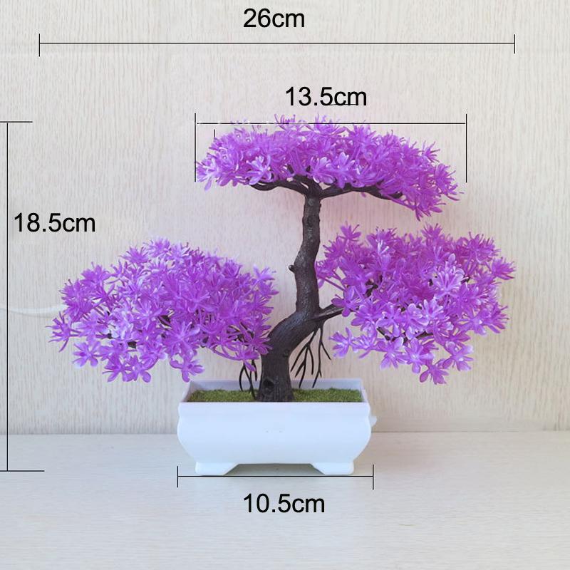 Simulation Plant Small Pot Fake Flower Simulation Green Plant Bonsai Desktop Store Decoration Office Trinket
