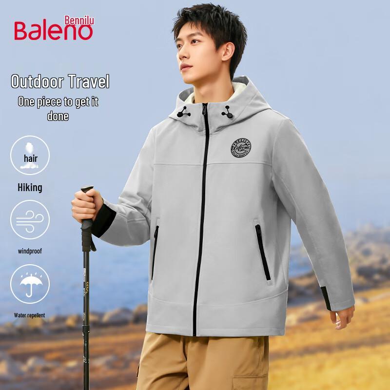 

Baleno Men s 2026 Spring/Autumn Waterproof Outdoor Casual Jacket L