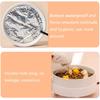 Yellow Thermal Dog Bowl - 350ML Heated Water Bowl for Dogs & Cats, Keeps Drinkable Water Warm In Winter