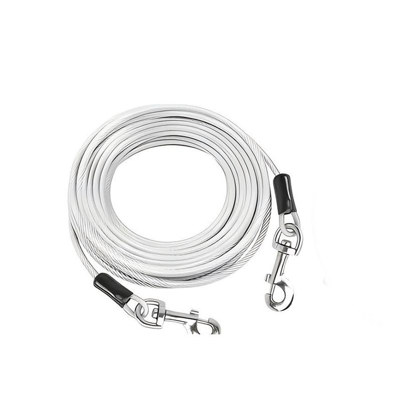 Durable Anti-Bite Steel Wire Dog Leash for All Breeds