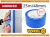 Blue masking tape 25m/48mm 75122 VOREL
