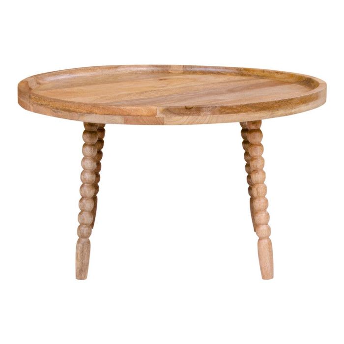 Mango Wood Coffee Table Ø 60 X 35 Cm