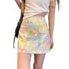 Colorful Plaid Skirt for Women College Style High Waisted A-line Short Skirts Spring Ladies' Korean Style Chic Clothing