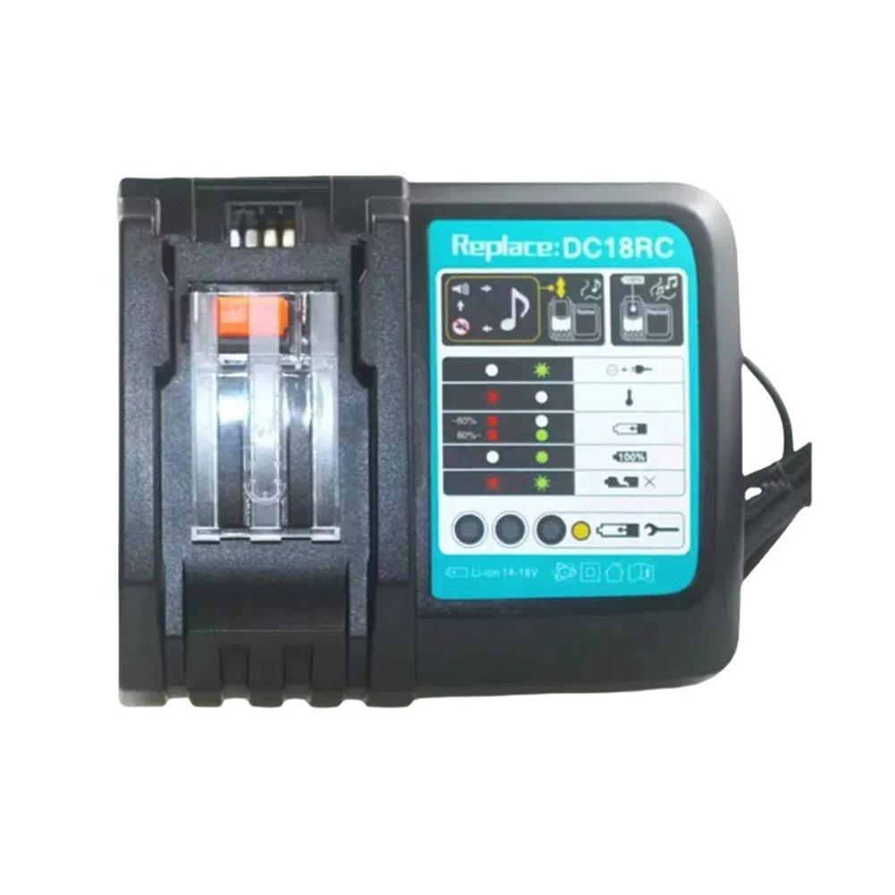 DC18RC For Makita 18V Drill Battery Charger 3A Li-ion Charger for Makita 14.4V 18V LXT BL1815 BL1860 BL1430 BL1450