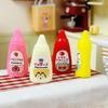 10pcs Miniature Dollhouse Jam Mini Ketchup Pretend Play Food For Doll Decoration Accessories Toys