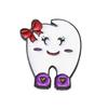 Cartoon Smiling Tooth Enamel Pins Custom Teeth Brooches Lapel Badges Funny Oral Health Jewelry Gift for Kids Friends