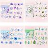 45pcs/set Kawaii Journal Cute Diary Flower Stickers Scrapbooking Stationery Decoration