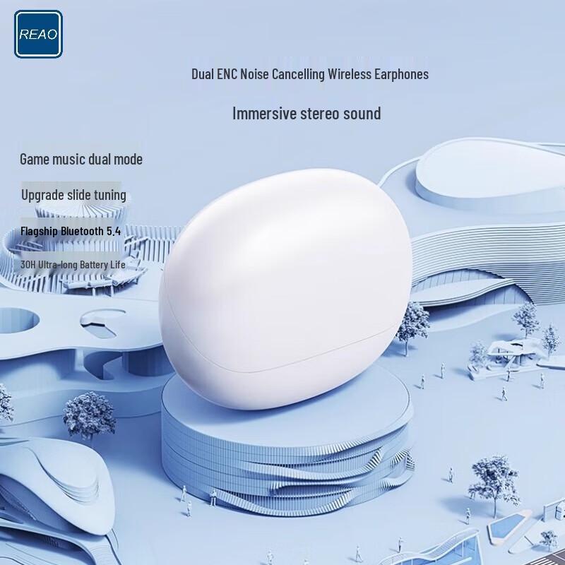 

REAO Y11 ENC Noise Cancelling Wireless Bluetooth Headset