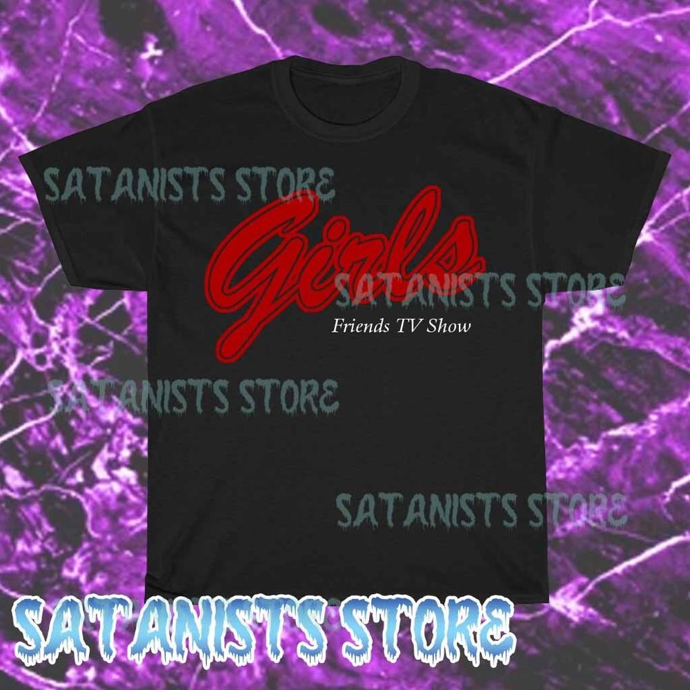 

Новая мужская черная футболка с забавным принтом по мотивам сериала «Друзья» (Girls Friends), размеры от S до 5XL. 2XL