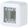 Exposure Extension Mini Box Switch Round White WVC9101W - Electrical Components & Supplies