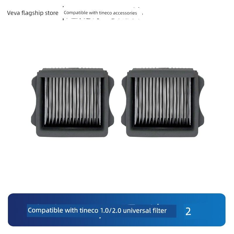 VEVA Adapted to TINECO Washing Machine Rolling Brush Accessories Fuwan 1.0 Filter Element 2.0LED/3.0/Pro Filter Screen Roller [Adapted to 1.0/2.0] 2 Universal Filters
