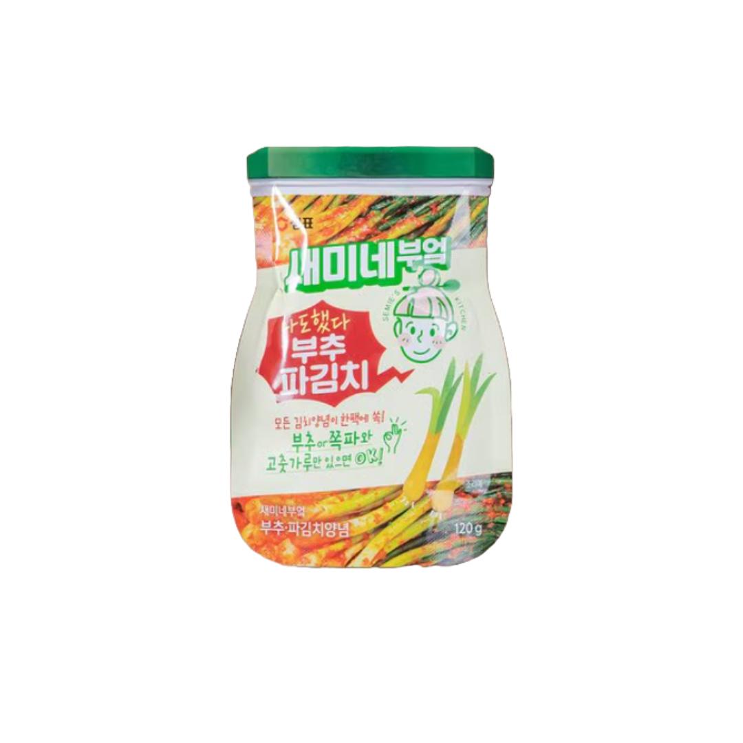 

Кухня Саэми Свежая Кимчи, Кимчи из редьки кубиками, Кимчи из фаршированных огурцов, Водяная кимчи, Кимчи из зеленого лука, Приправа для кимчи боссам (13 вариантов) GreenOnion Seasoningx1pcs