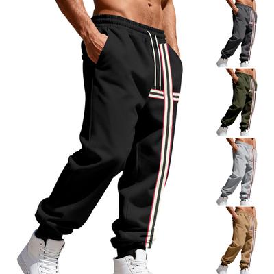 Pantaloni della tuta da uomo Jogger Elasticizzati a vita media con Coulisse Regolabile Tasche Rinforzate Fodera in Velluto Pantaloni Sportivi per Uso Quotidiano