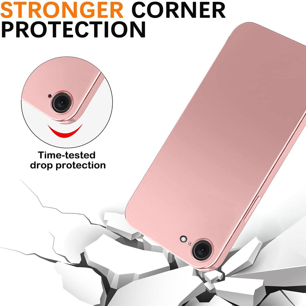 IPhone 16e 16 15 14 13 12 11 Pro Xs Max X Xr Se 7 8 Plus İçin Ultra İnce Mat Sert PC Kılıfı Tek Renk Arka Kapak İnce Uyumlu Kabuk