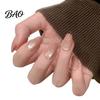 Salon Quality Fake Nails 10Pcs Cats Eyes Press on Kit, Glossy Almond Stick-on Nails, Long Glue False for Women Girls Press-on