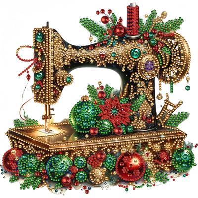 Xmas DIY Gem Art Diamond Painting Kits for Home Office Wall Decor Special Shape Partial Drill Dimond Art Paintings 11.81x11.81in