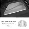 För BMW 5-serie G31 G30 2018 , Bilens dörrhögtalare dekorationsskydd A-stolpens hornskydd Interiörtillbehör