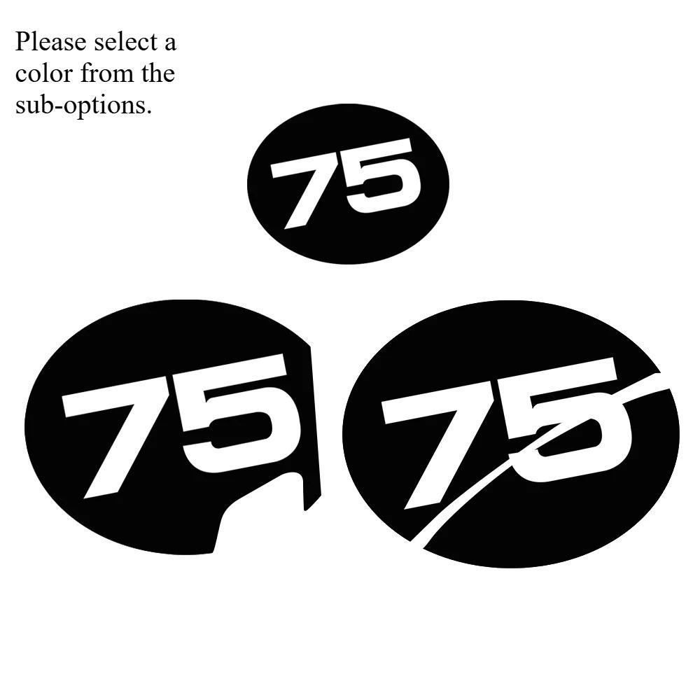 

75th Anniversary Motorcycle number 52-68 Decal For Piaggio Vespa Sei Giorni PRIMAVERA GTS 300 super Sport 946 GTV 150 50 Sprint Color Black