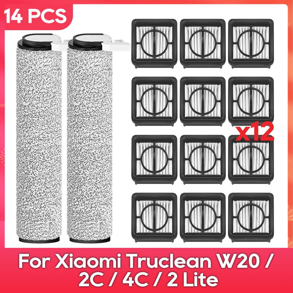 Fit For ( Xiaomi Truclean W20 / 2C / 4C / 2 Lite ) Roller Brush Filter Parts Accessories Replacement