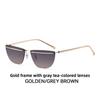 Uv400 Unisex Square Metal Sunglasses With Lenses For Fashion And Travel