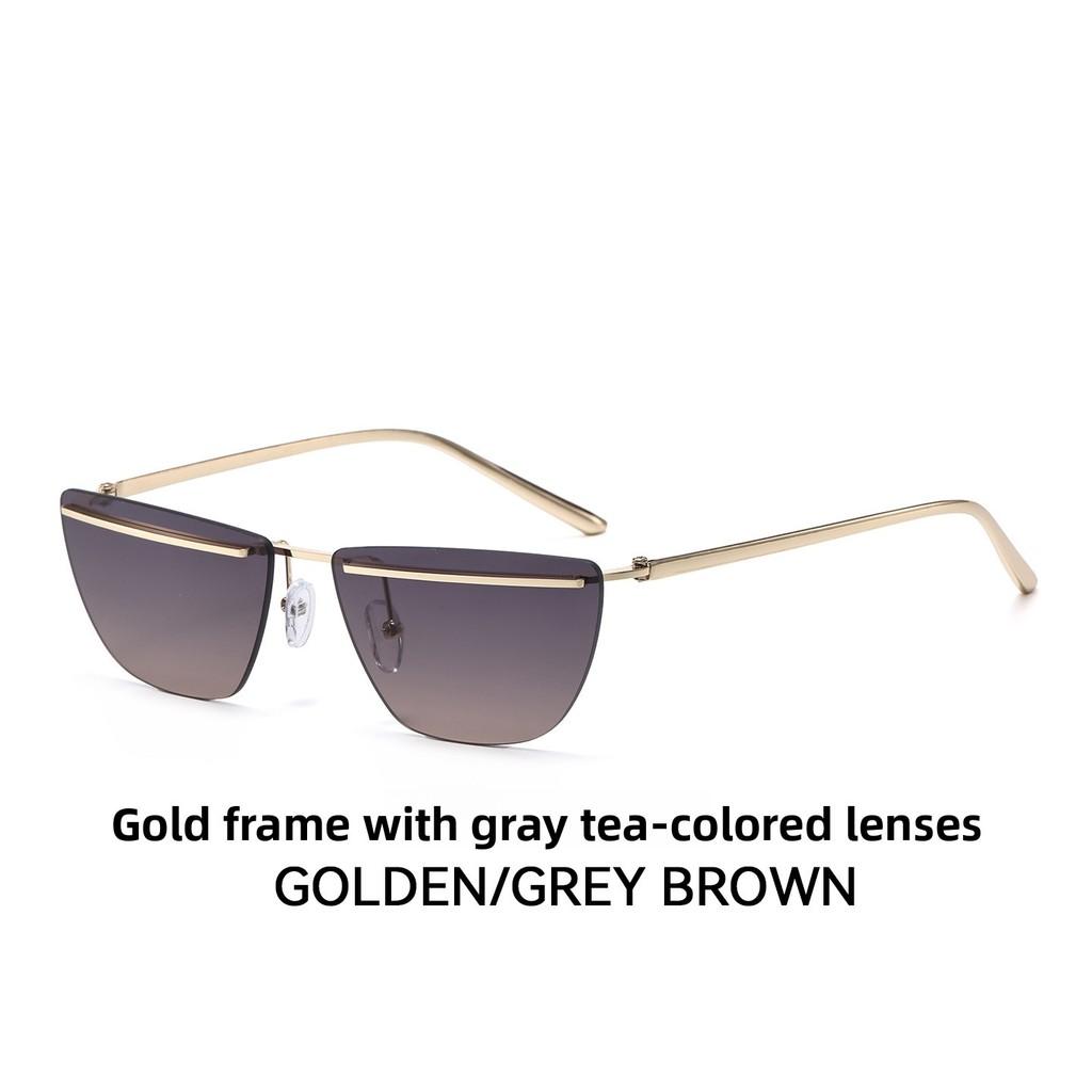 Uv400 Unisex Square Metal Sunglasses With Lenses For Fashion And Travel