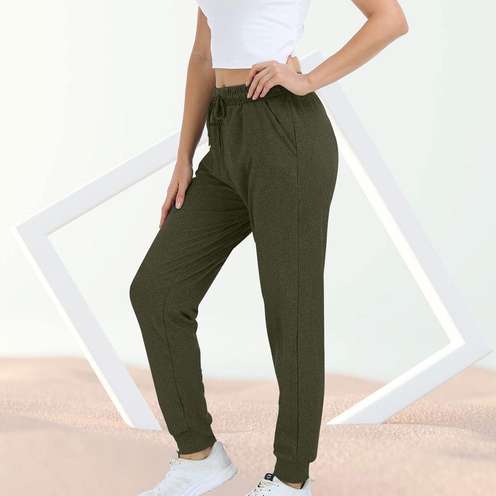 Nine-point Drawstring Sports Pants Loose Slimming Cuffs Women's Casual Pants