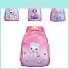 Cute Cartoon Nylon Backpack For Kids With Spinal Protection And Load Reduction Design