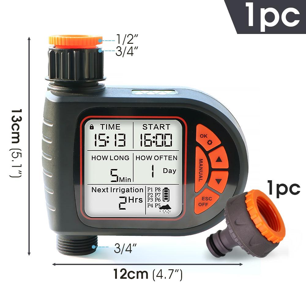 30-10m 60W Self-priming Pump Kit Misting Cooling System 1/4" 4/7mm Adjustable Nozzle Atomizer Sprayer Garden Irrigation Watering