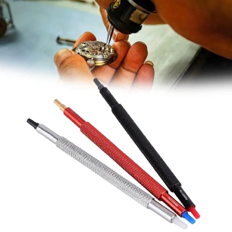 3pcs Hand Watch Fitting Set Pressers Pushers Repairs Press Setting Uk Tool
