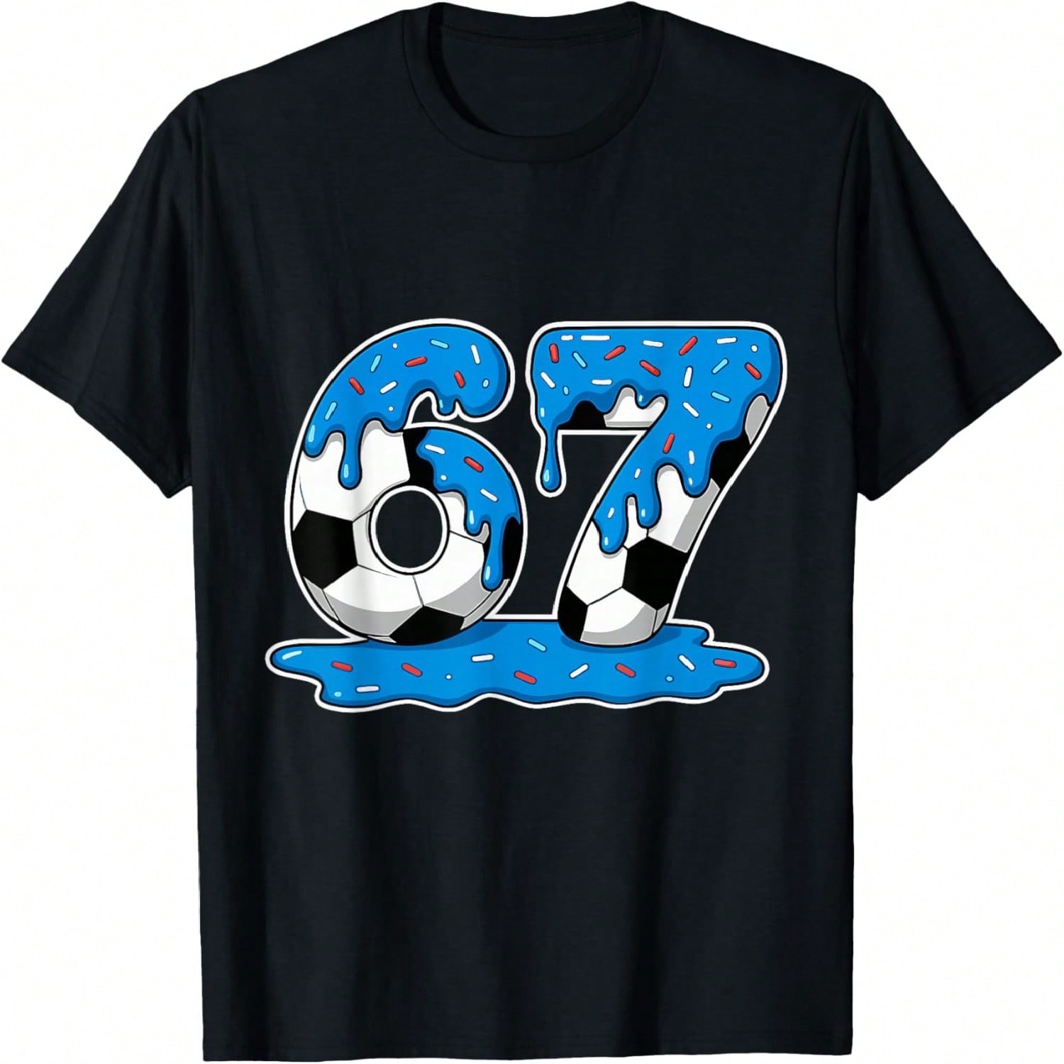 Футболка Six Seven Soccer Drip S разноцветный