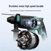 Dayi 20V Cordless Brushless Rotary Hammer Drill CN plug (adapter included)