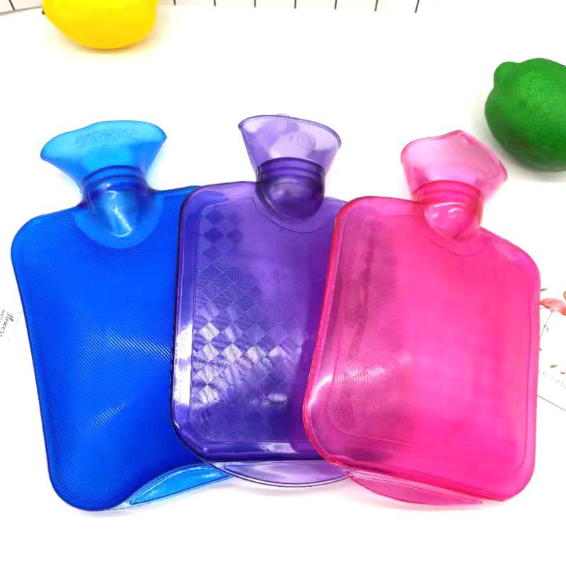Transparent PVC Hot Water Bottle – Perfect for Warming Hands and Feet In Winter. Flushable and Essential for Staying Cozy.