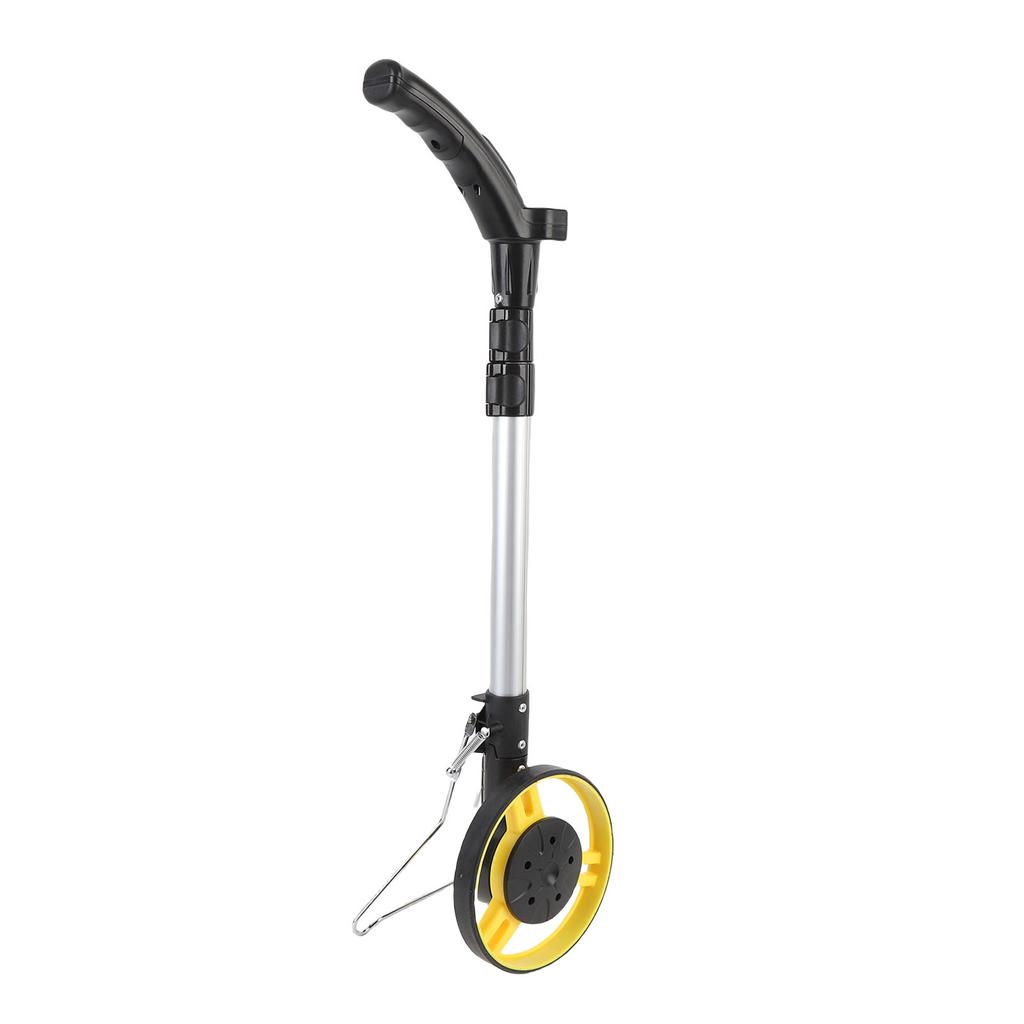 Digital Display Distance Measuring Wheel 99999.9M FT Folding Hand Push Roller Rangefinder with 5M Tape Measure