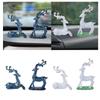 Figurine Car Dashboard Decor Reindeer Statue Resin Car Interior Accessory Christmas