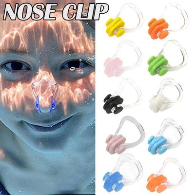 3pcs Reusable Soft Silicone Swimming Nose Clips Comfortable Diving Surfing Nose Cli