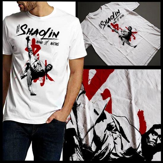 Retro Shaolin Kung Fu Martial Arts Vintage Karate Vintage movie T-Shirt new tee 4XL