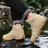 High-top Men's Hiking Shoes Plus Size 39-48 Breathable Casual Trainers Anti-slip Outdoor Sneakers for Trekking Camping