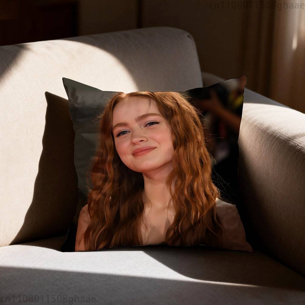 Sadie Sink Stranger Pillowcase Casual Style Decoration Suitable for Home Decoration Excluding Pillow Core