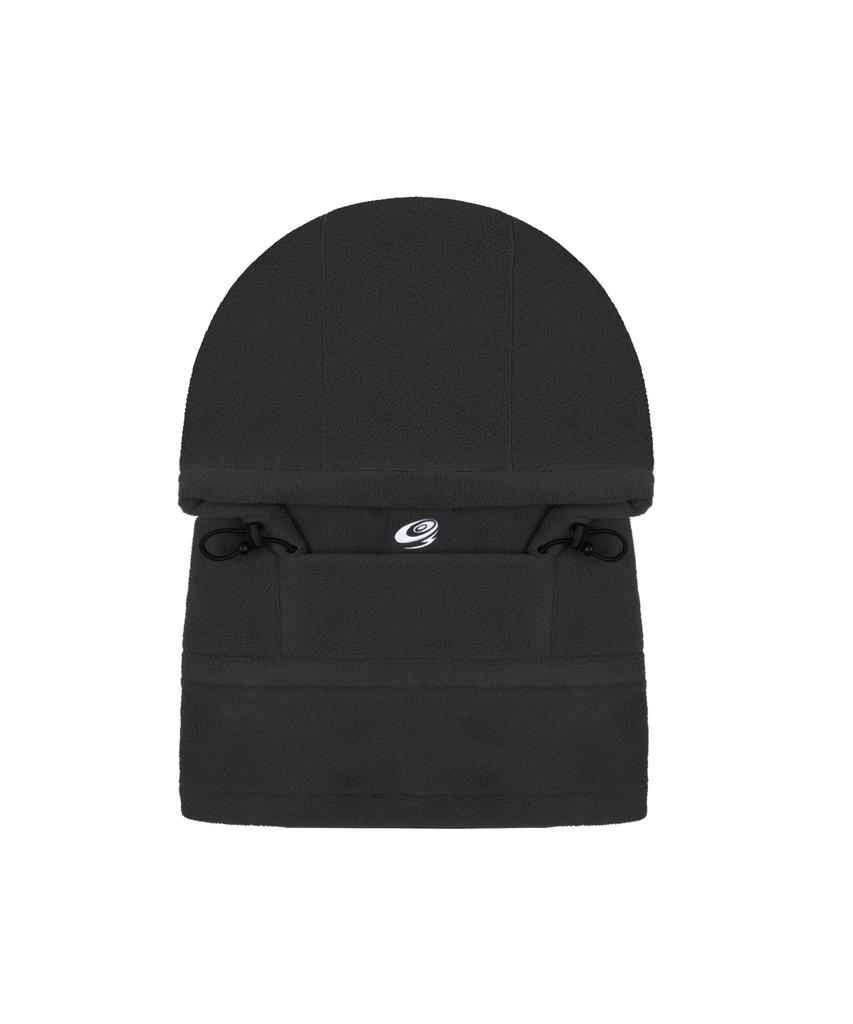 GLACK Gc026 Shredder Fleece Hooded Balaclava (Black)