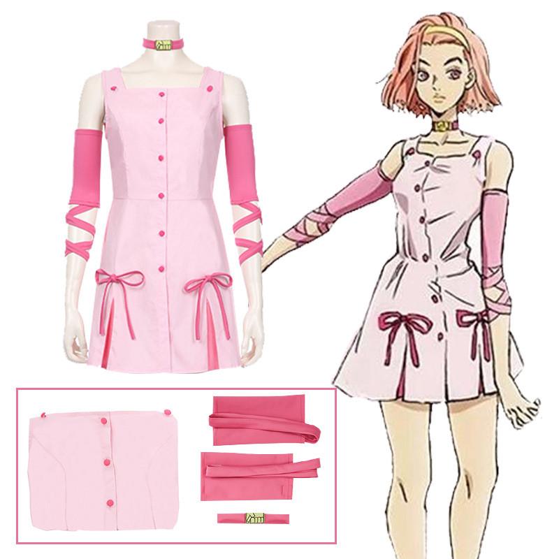 Costume Cosplay Sugimoto Reimi di Jojo's Bizarre Adventure Per Ragazze Con Tessuto in Poliestere Per Role Play Anime