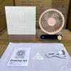 Speeds Adjustable USB Desk Fan Ultra-Quiet Mini Electric Fan Small Air Circulator  Home Office